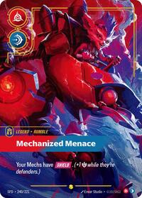 Rumble - Mechanized Menace (Overnumbered) (240/221) [Spiritforged] | Gear Gaming Bentonville