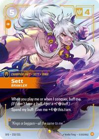 Sett - Brawler (Overnumbered) (232/221) [Spiritforged] | Gear Gaming Bentonville