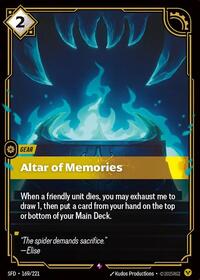 Altar of Memories (169/221) [Spiritforged] | Gear Gaming Bentonville