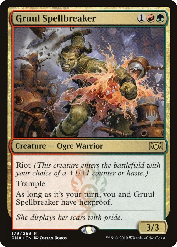 Gruul Spellbreaker (Promo Pack) [Ravnica Allegiance Promos] | Gear Gaming Bentonville