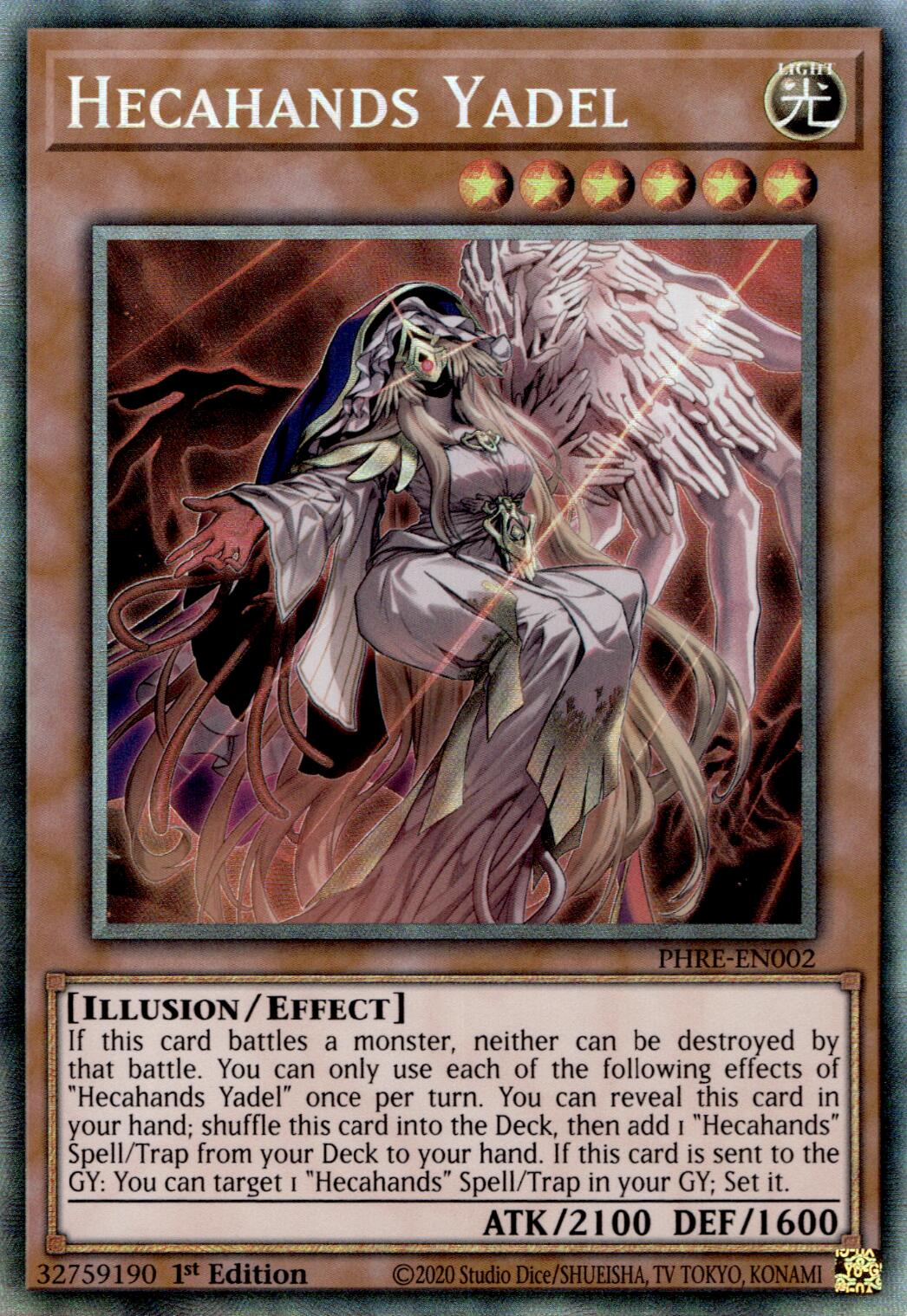 Hecahands Yadel (CR) [PHRE-EN002] Starlight Rare | Gear Gaming Bentonville