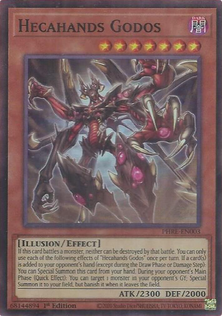 Hecahands Godos (Super Rare) [PHRE-EN003] Super Rare | Gear Gaming Bentonville