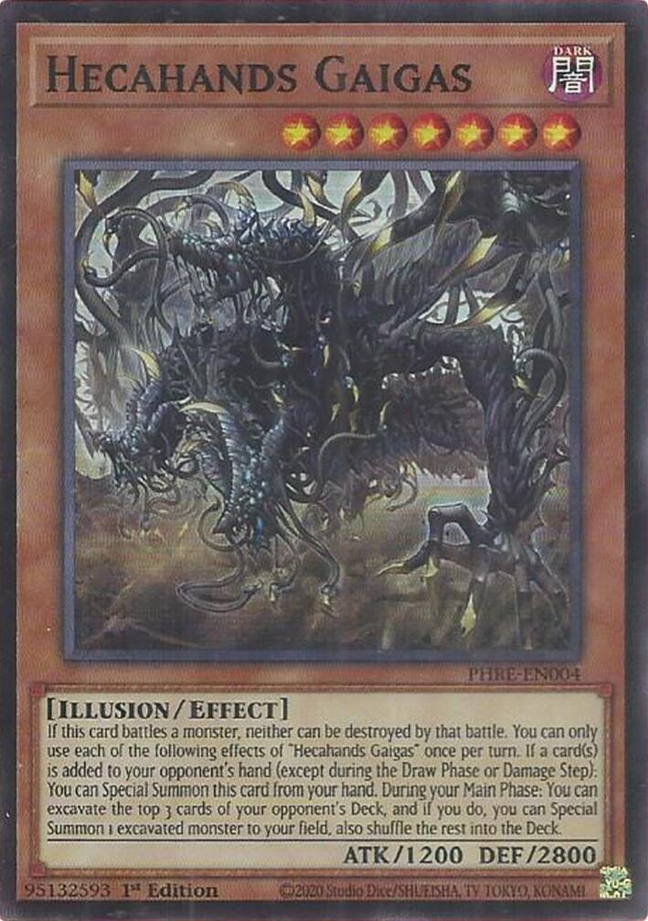 Hecahands Gaigas (Super Rare) [PHRE-EN004] Super Rare | Gear Gaming Bentonville