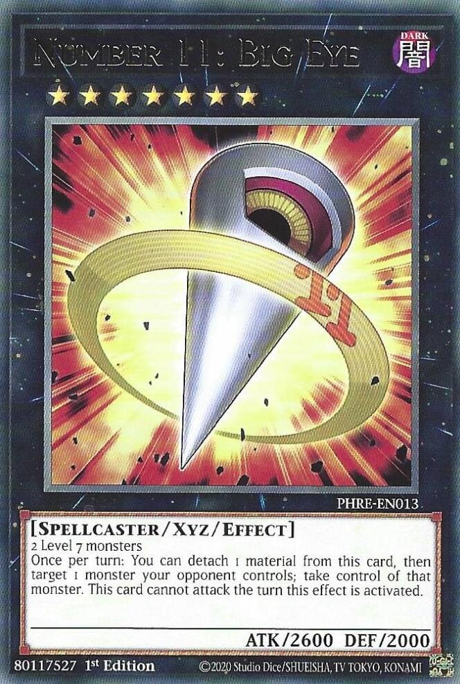 Number 11: Big Eye [PHRE-EN013] Rare | Gear Gaming Bentonville