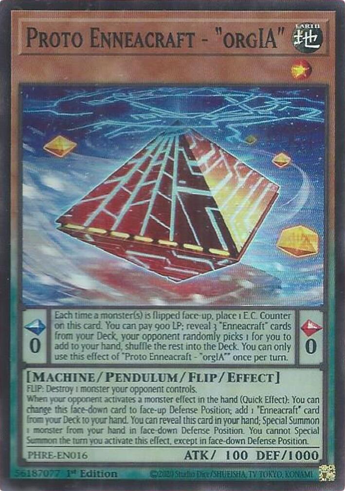 Proto Enneacraft - "orgIA" (Super Rare) [PHRE-EN016] Super Rare | Gear Gaming Bentonville