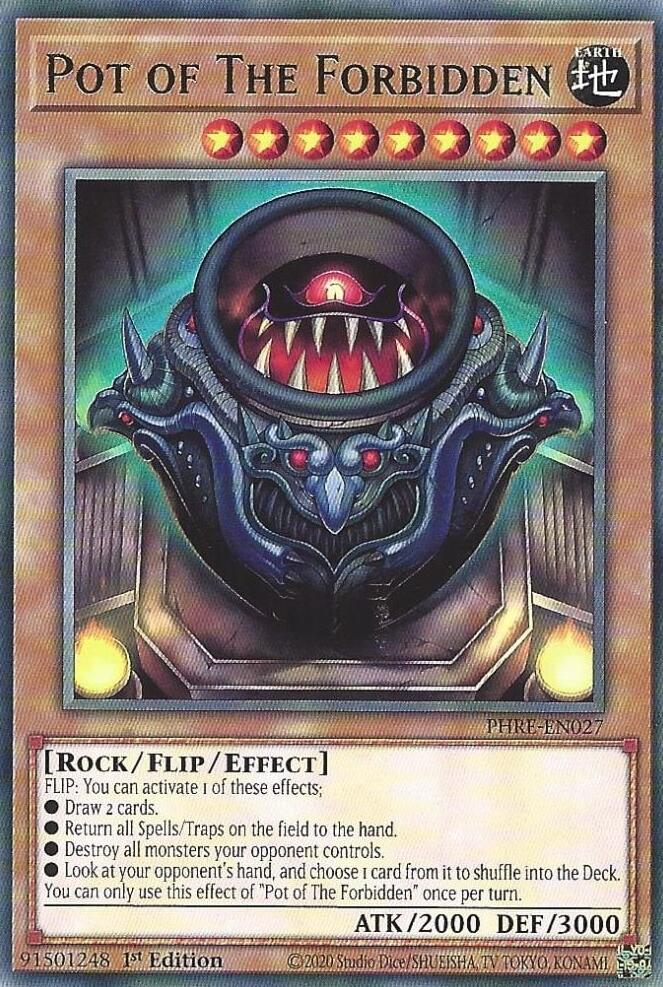 Pot of The Forbidden [PHRE-EN027] Rare | Gear Gaming Bentonville