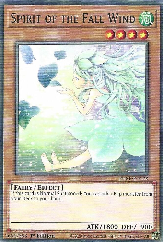 Spirit of the Fall Wind [PHRE-EN028] Rare | Gear Gaming Bentonville