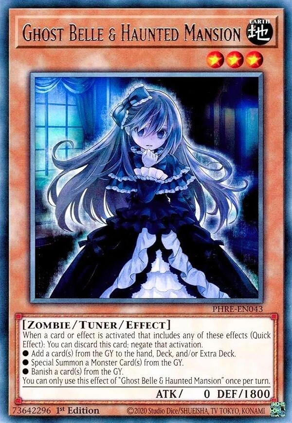 Ghost Belle & Haunted Mansion [PHRE-EN043] Rare | Gear Gaming Bentonville