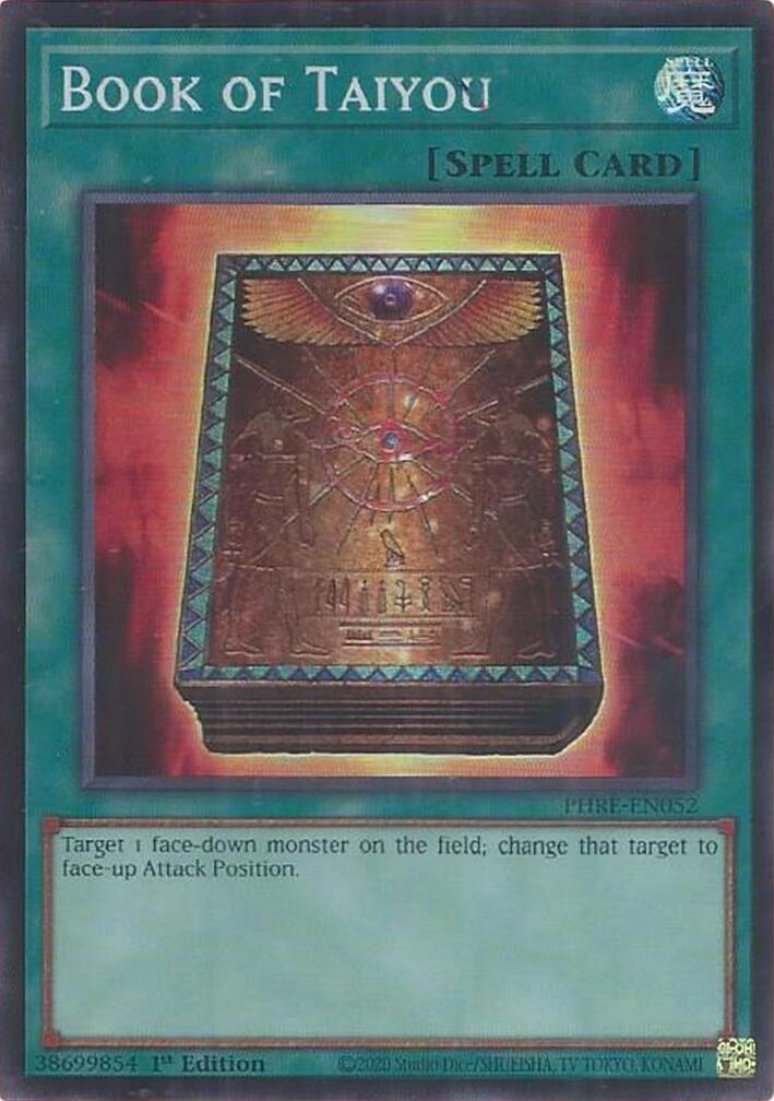 Book of Taiyou (Super Rare) [PHRE-EN052] Super Rare | Gear Gaming Bentonville