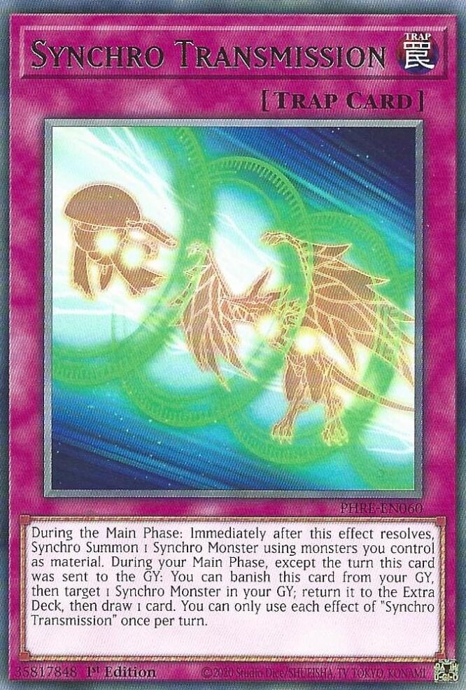 Synchro Transmission [PHRE-EN060] Rare | Gear Gaming Bentonville