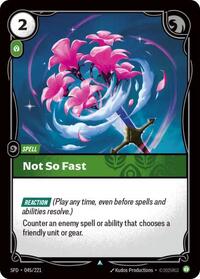Not So Fast [Spiritforged] | Gear Gaming Bentonville
