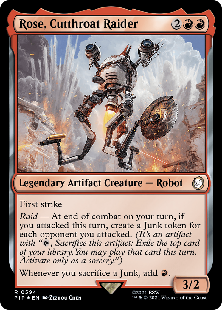 Rose, Cutthroat Raider (Surge Foil) [Fallout] | Gear Gaming Bentonville