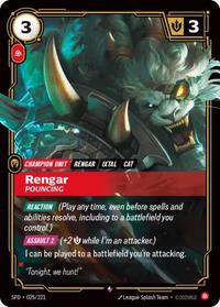 Rengar - Pouncing (025/221) [Spiritforged] | Gear Gaming Bentonville
