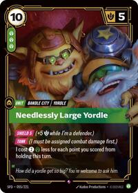 Needlessly Large Yordle (055/221) [Spiritforged] | Gear Gaming Bentonville