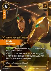Sivir - Ambitious (120/221) [Spiritforged] | Gear Gaming Bentonville