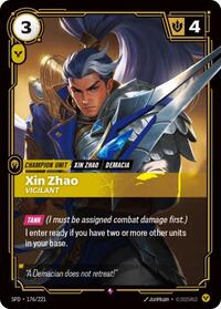 Xin Zhao - Vigilant (176/221) [Spiritforged] | Gear Gaming Bentonville