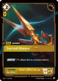 Sacred Shears (172/221) [Spiritforged] | Gear Gaming Bentonville