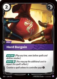 Hard Bargain [Spiritforged] | Gear Gaming Bentonville