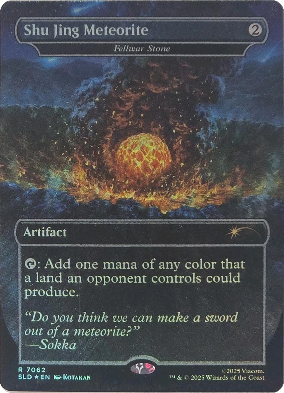 Shu Jing Meteorite - Fellwar Stone (Rainbow Foil) [Secret Lair Drop Series] | Gear Gaming Bentonville