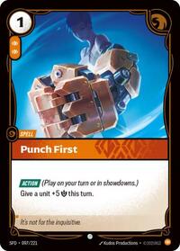 Punch First [Spiritforged] | Gear Gaming Bentonville