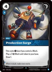 Production Surge [Spiritforged] | Gear Gaming Bentonville