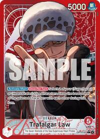 Trafalgar Law - OP14-001 (Alternate Art) [The Azure Sea's Seven] | Gear Gaming Bentonville