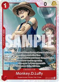 Monkey.D.Luffy - OP14-013 [The Azure Sea's Seven] | Gear Gaming Bentonville