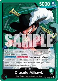 Dracule Mihawk - OP14-020 [The Azure Sea's Seven] | Gear Gaming Bentonville