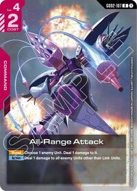 All-Range Attack (Newtype Challenge 2025 Mission 3) (GD02-107) [Gundam Promotional Cards] | Gear Gaming Bentonville