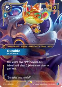 Rumble - Scrapper (Alternate Art) (089a/221) [Spiritforged] | Gear Gaming Bentonville