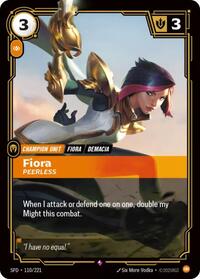 Fiora - Peerless [Spiritforged] | Gear Gaming Bentonville