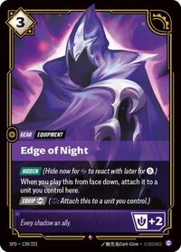 Edge of Night (139/221) [Spiritforged] | Gear Gaming Bentonville