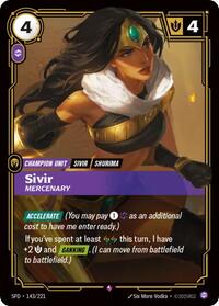 Sivir - Mercenary (143/221) [Spiritforged] | Gear Gaming Bentonville