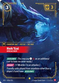 Rek'Sai - Breacher (Alternate Art) (029a/221) [Spiritforged] | Gear Gaming Bentonville