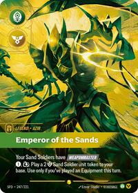Azir - Emperor of the Sands (Overnumbered) [Spiritforged] | Gear Gaming Bentonville