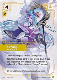 Soraka - Wanderer (Signature) (239*/221) [Spiritforged] | Gear Gaming Bentonville