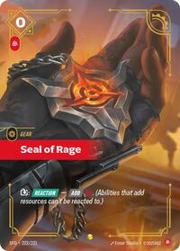 Seal of Rage (Overnumbered) [Spiritforged] | Gear Gaming Bentonville