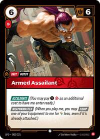 Armed Assailant (002/221) [Spiritforged] | Gear Gaming Bentonville