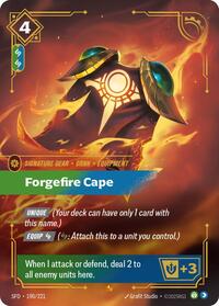 Forgefire Cape (190/221) [Spiritforged] | Gear Gaming Bentonville