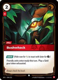 Bushwhack (004/221) [Spiritforged] | Gear Gaming Bentonville