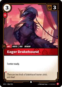 Eager Drakehound (006/221) [Spiritforged] | Gear Gaming Bentonville