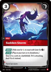 Sudden Storm [Spiritforged] | Gear Gaming Bentonville