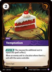 Temptation (129/221) [Spiritforged] | Gear Gaming Bentonville