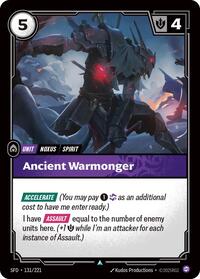 Ancient Warmonger [Spiritforged] | Gear Gaming Bentonville