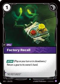 Factory Recall [Spiritforged] | Gear Gaming Bentonville