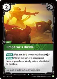Emperor's Divide [Spiritforged] | Gear Gaming Bentonville