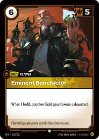 Eminent Benefactor [Spiritforged] | Gear Gaming Bentonville