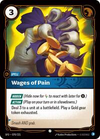 Wages of Pain [Spiritforged] | Gear Gaming Bentonville