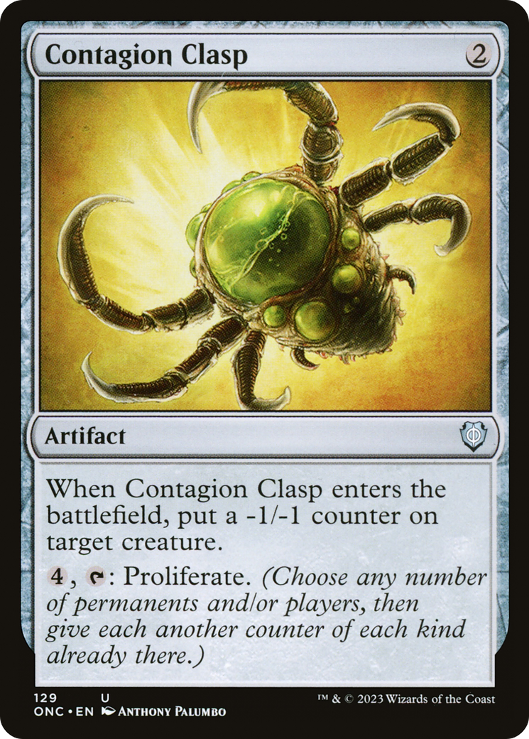 Contagion Clasp [Phyrexia: All Will Be One Commander] | Gear Gaming Bentonville