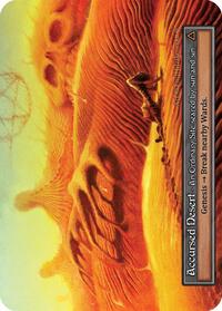 Accursed Desert (Foil) [Gothic] | Gear Gaming Bentonville